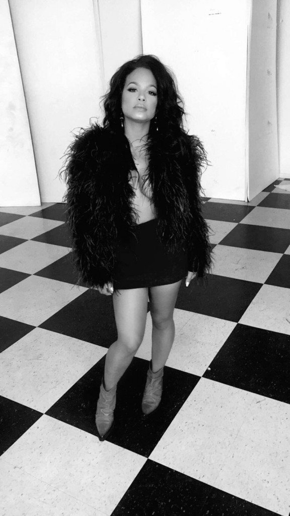 Christina Milian Braless 2