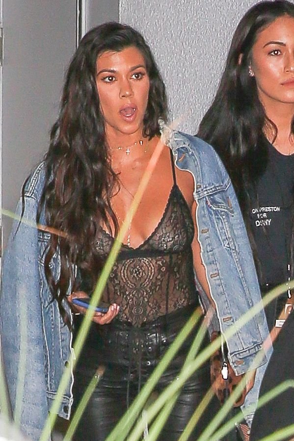 Kourtney Kardashian See Through 2
