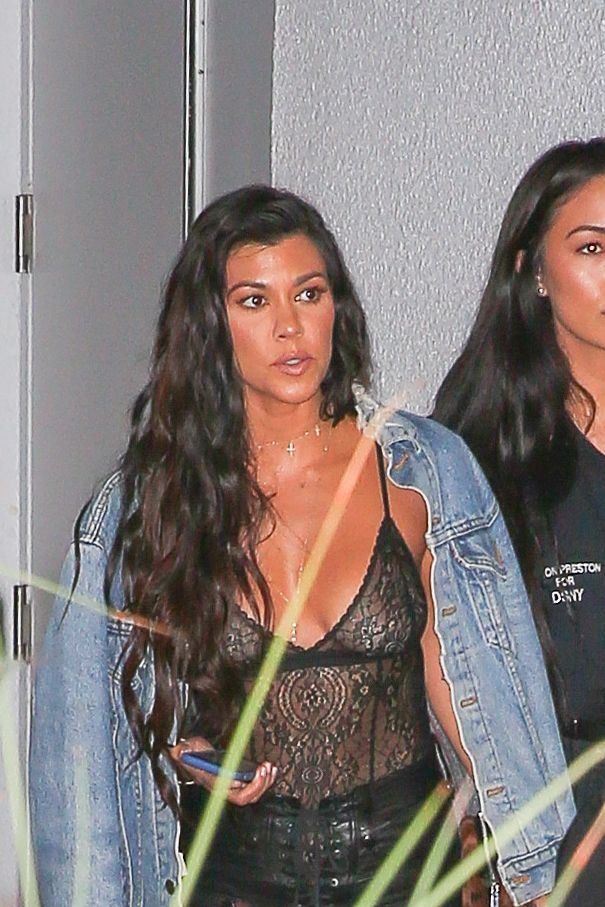 Kourtney Kardashian See Through 7