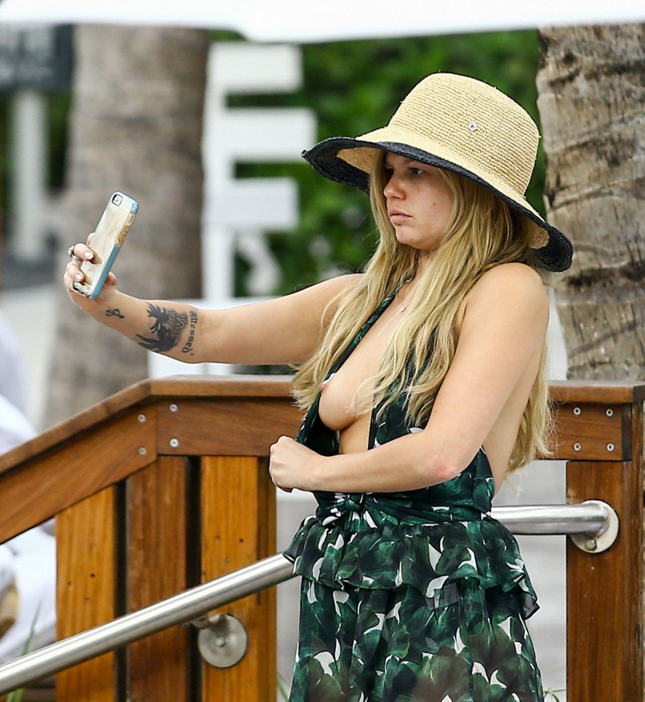 Chanel West Coast Nip Slip 2