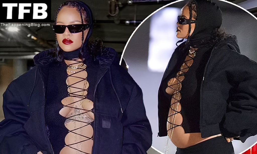Rihanna Pregnant Boobs