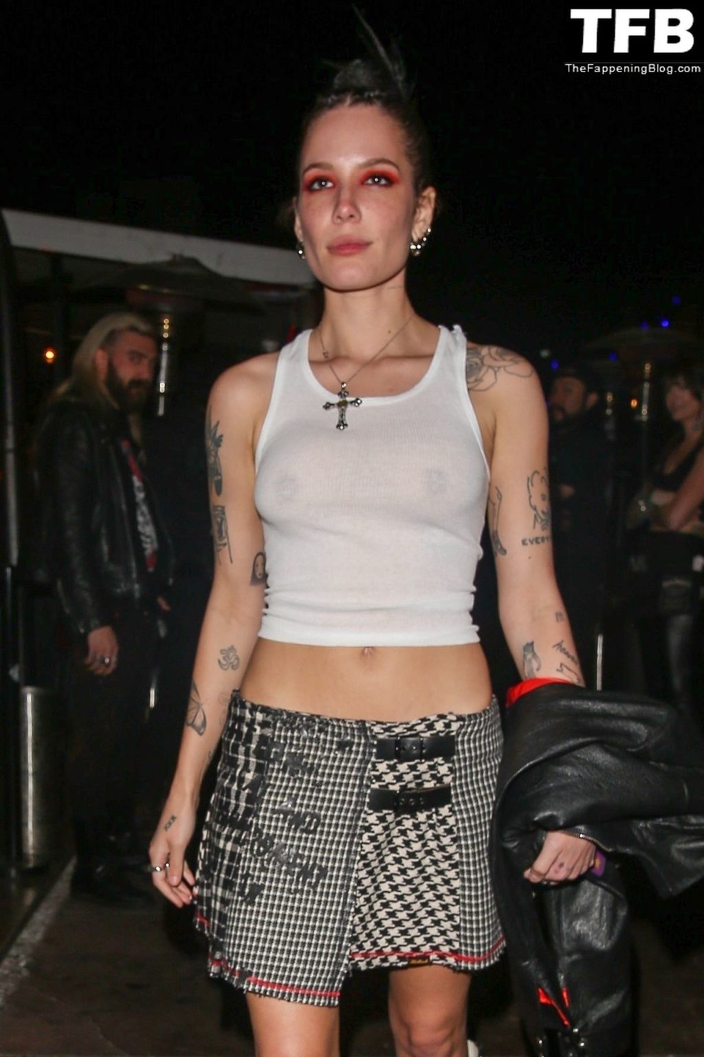 Halsey See Through Nude